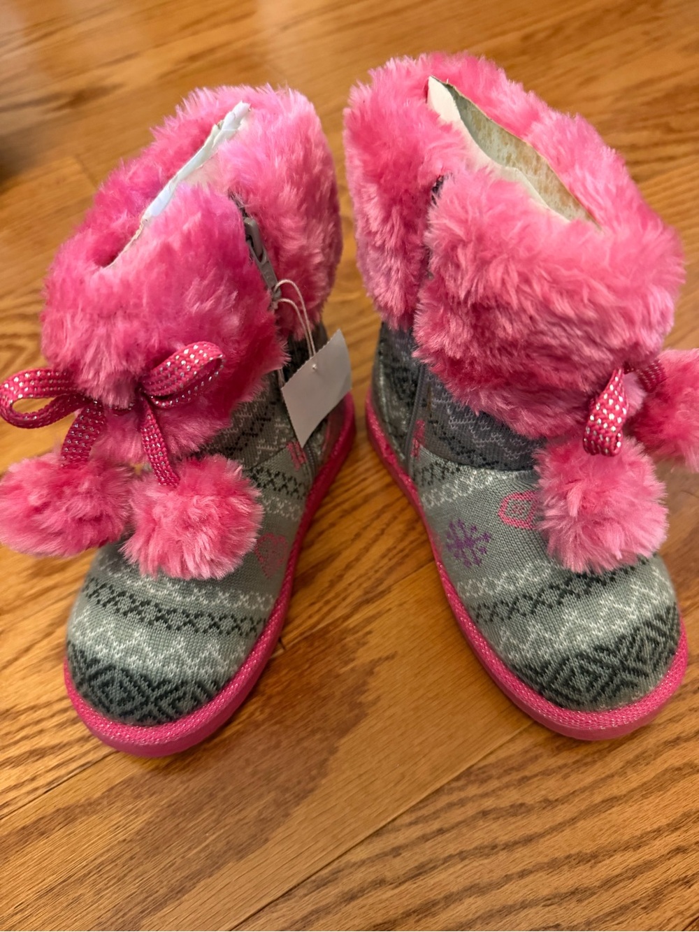 Disney Frozen Kids Pink Boots NWT 10 11 12